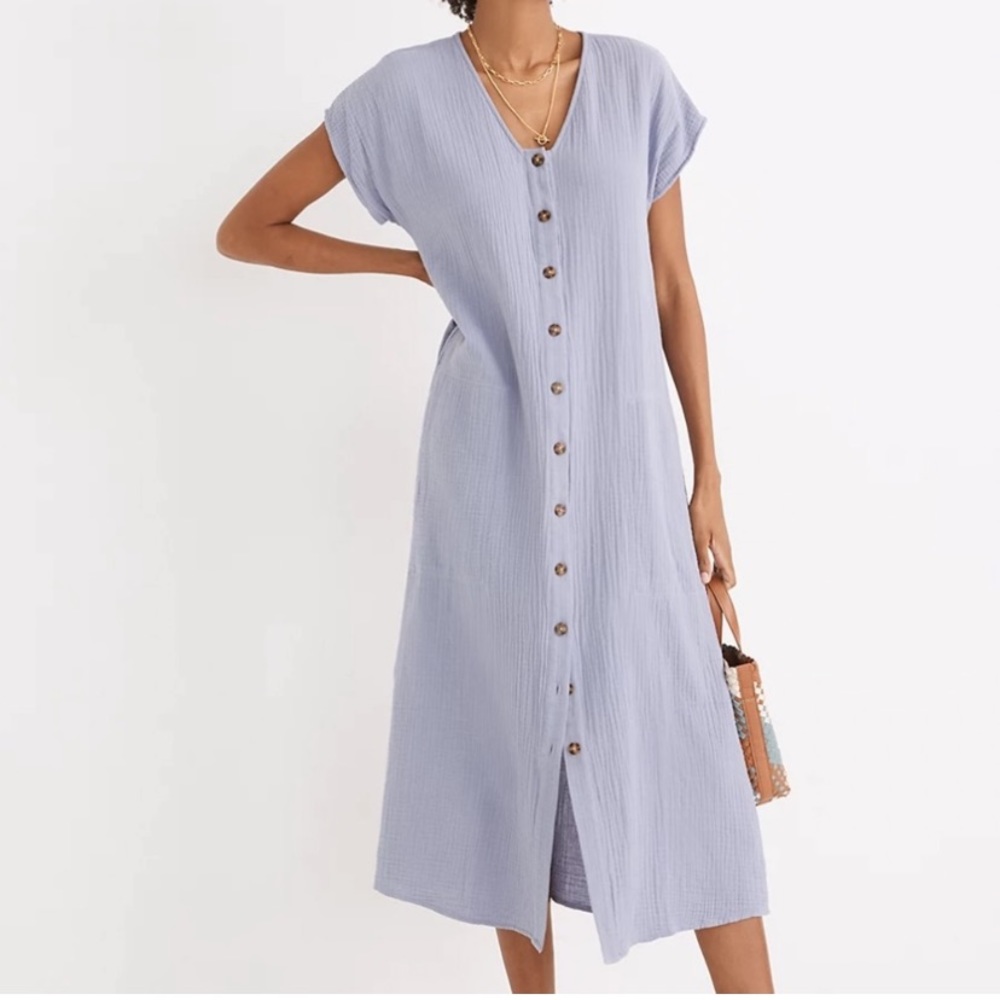 Madewell Lightspun Easy Midi Dress
